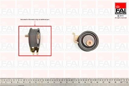 FAI AUTOPARTS Spriegotājrullītis, Gāzu sadales mehānisma piedziņ T9339